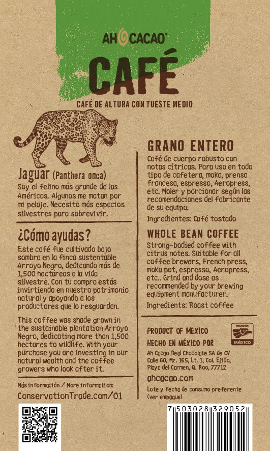 Café de Chiapas, Conservation Trade, Grano Entero, 450g